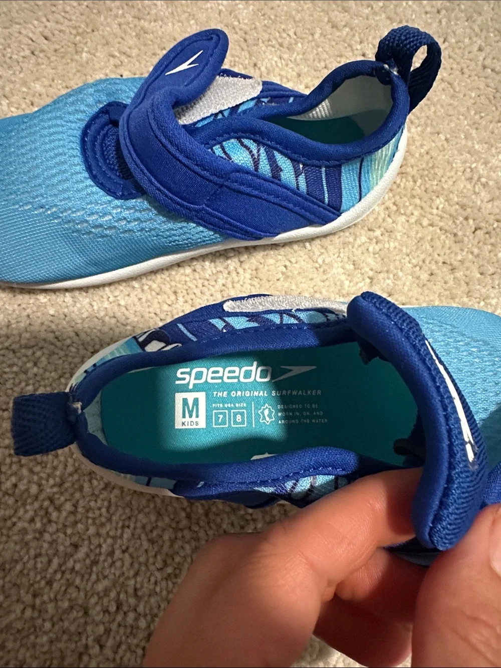 Speedo kids water shoes 7/8